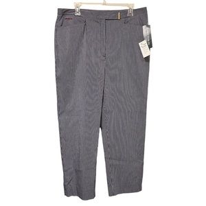 NWT Lauren Jeans Co Ralph Lauren Navy & White Checked Pants